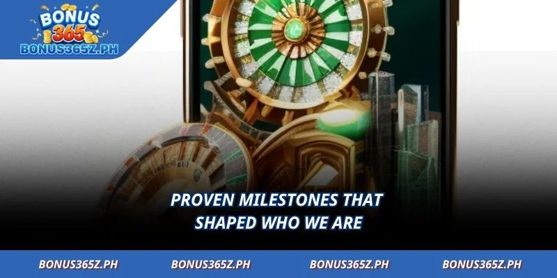Proven milestones that shaped who we are