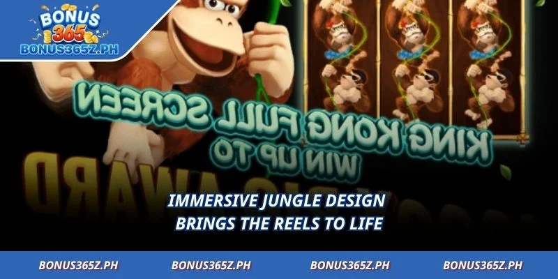 Immersive jungle design brings the reels to life