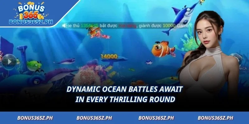 Dynamic ocean battles await in every thrilling round