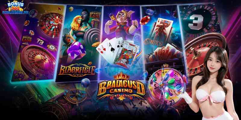 Diverse selection of digital casino games.